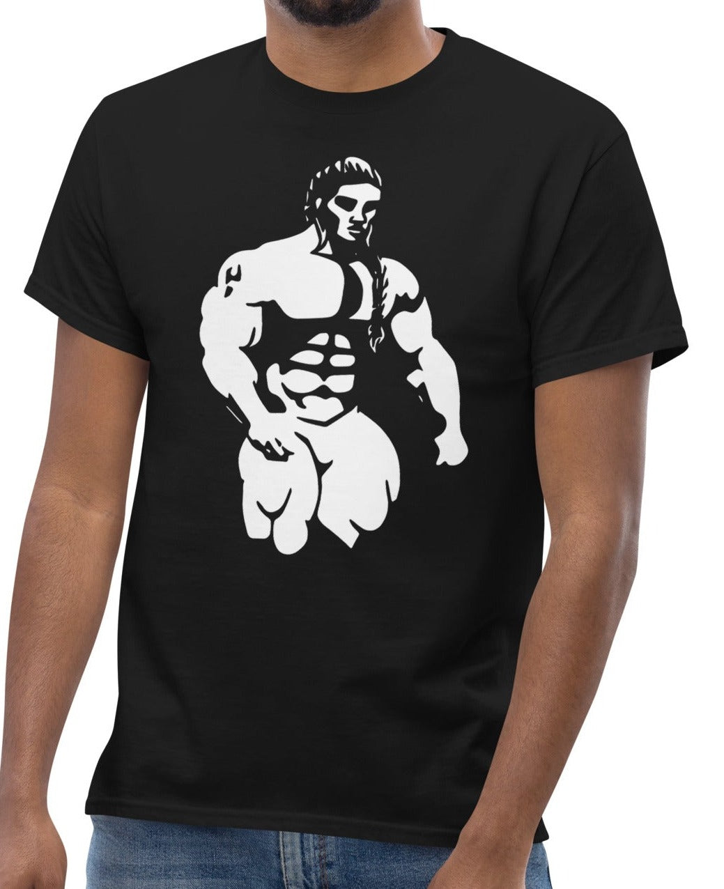 Men's classic tee: Swole Bodybuilder - Fitness Collection