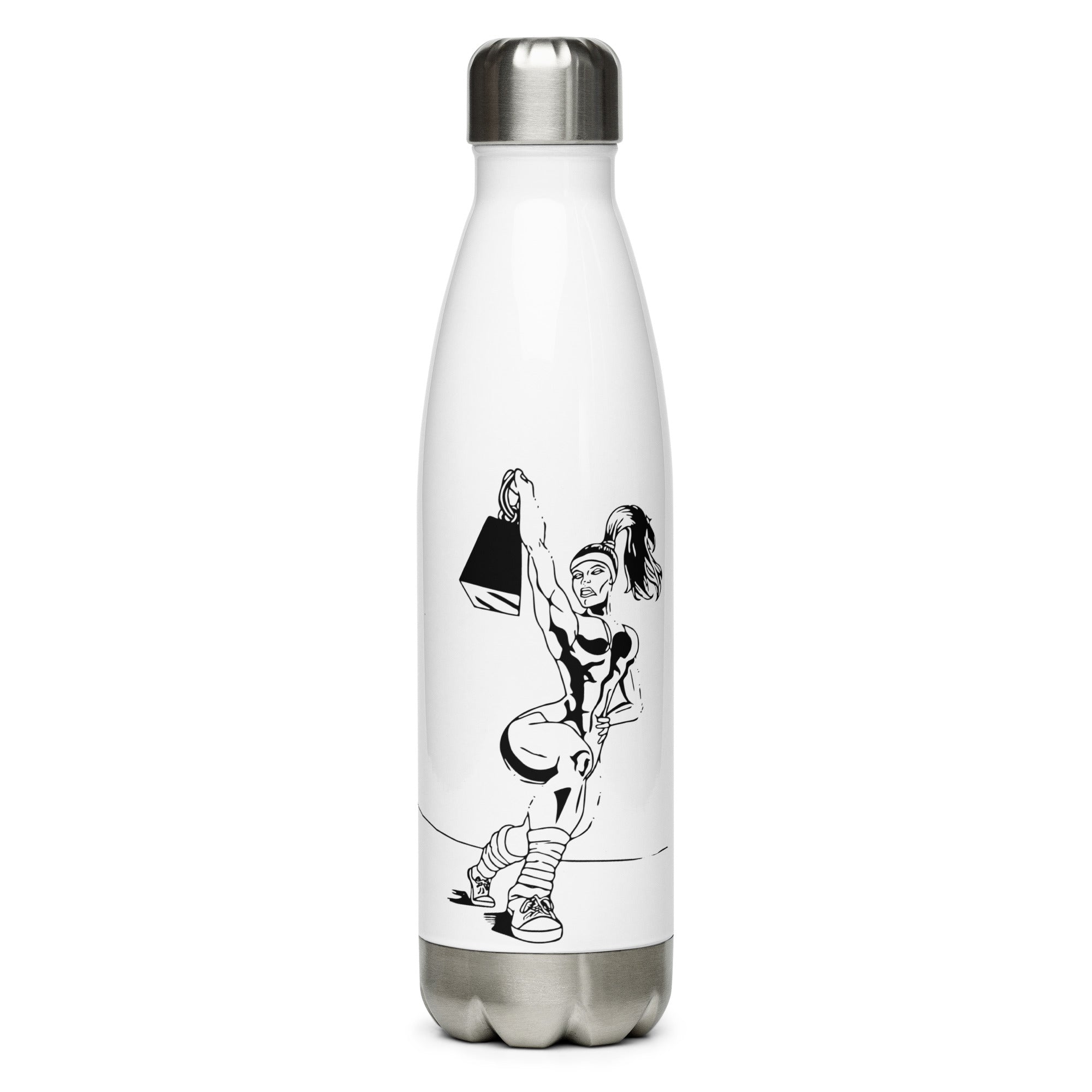 Stainless Steel Water Bottle: Power Fit - Fitness Collection